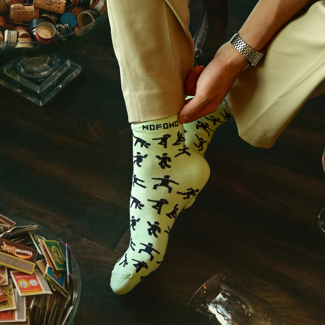 STICK FIGURE DESIGN SOCKS