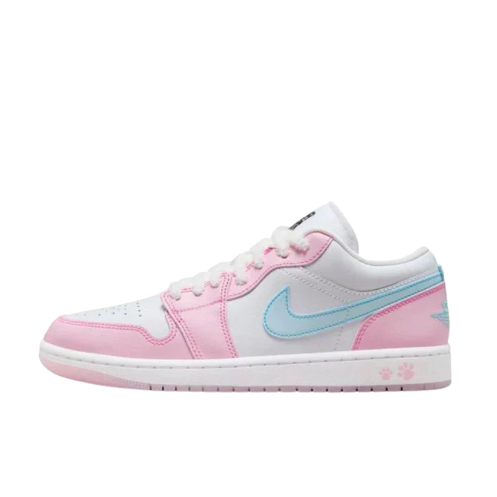 Jordan 1 Low SE Paw Print Pink Foam (W)