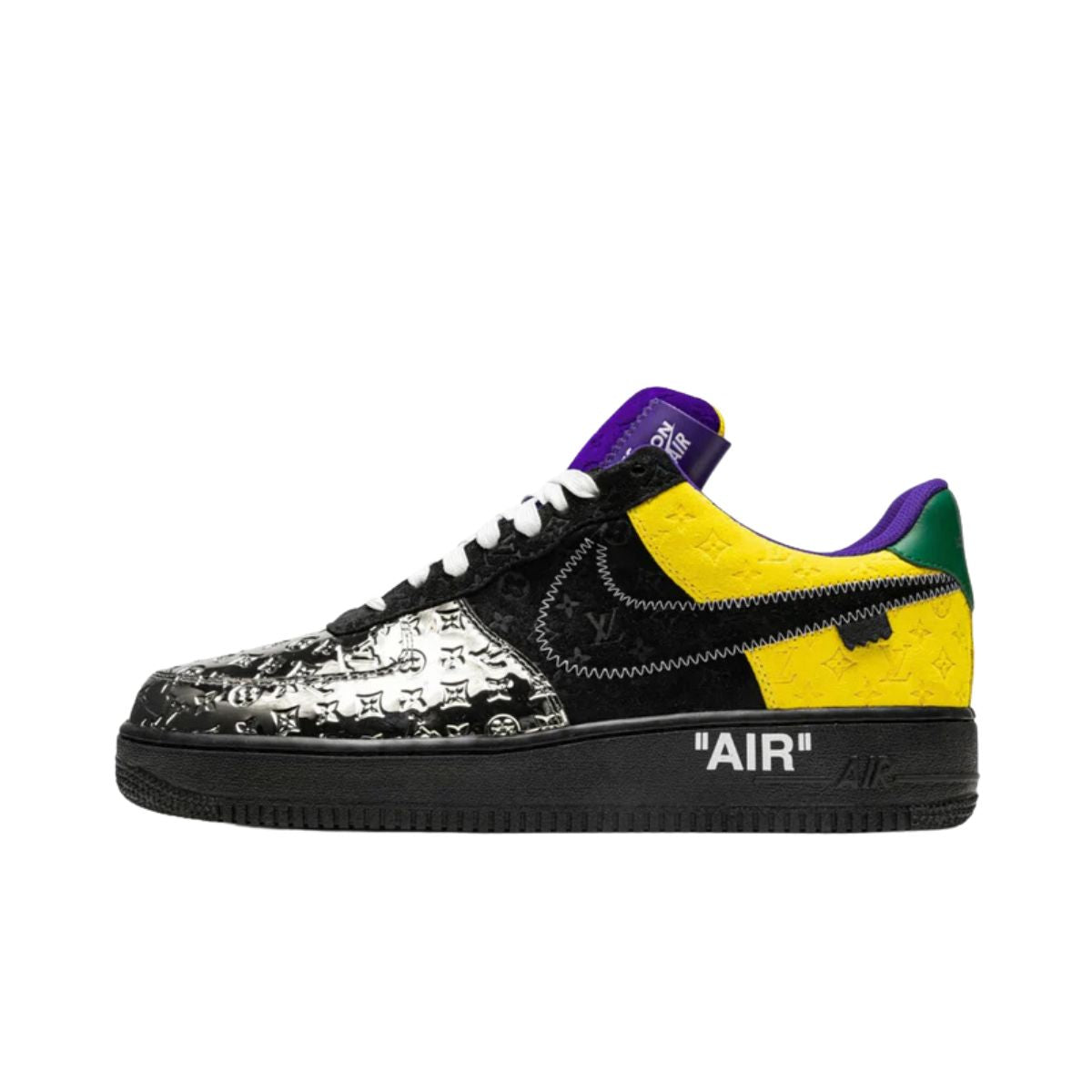 Louis Vuitton x Nike Air Force 1 By Virgil Abloh "Black"