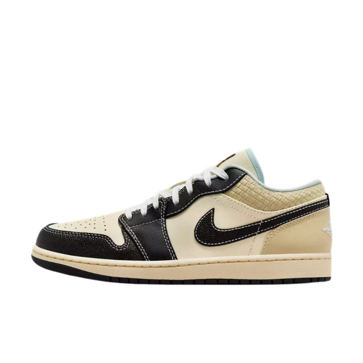 Jordan 1 Low SE Coconut Milk Black Muslin