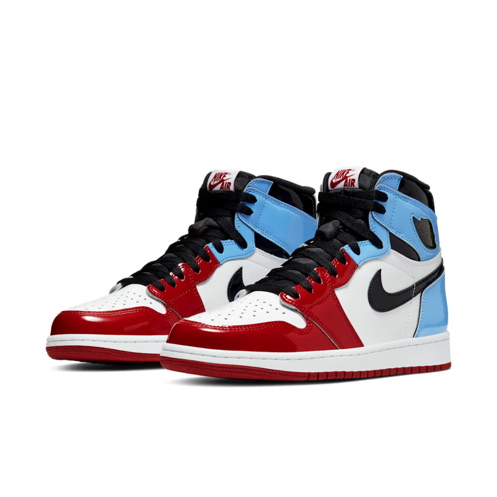 Air Jordan 1 Retro High OG 'Fearless Patent UNC To Chicago'