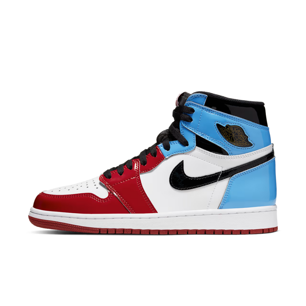 Air Jordan 1 Retro High OG 'Fearless Patent UNC To Chicago'