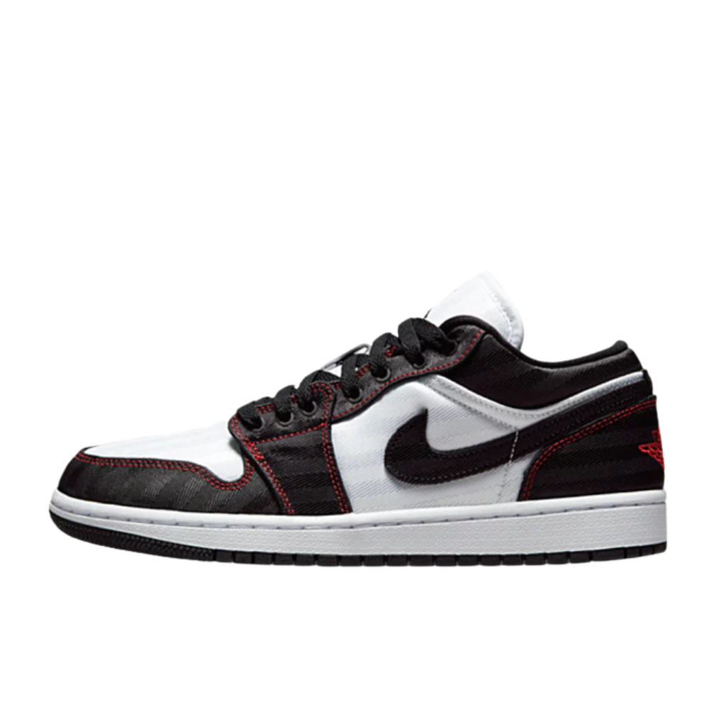 Wmns Air Jordan 1 Low SE Utility 'White Black Red'