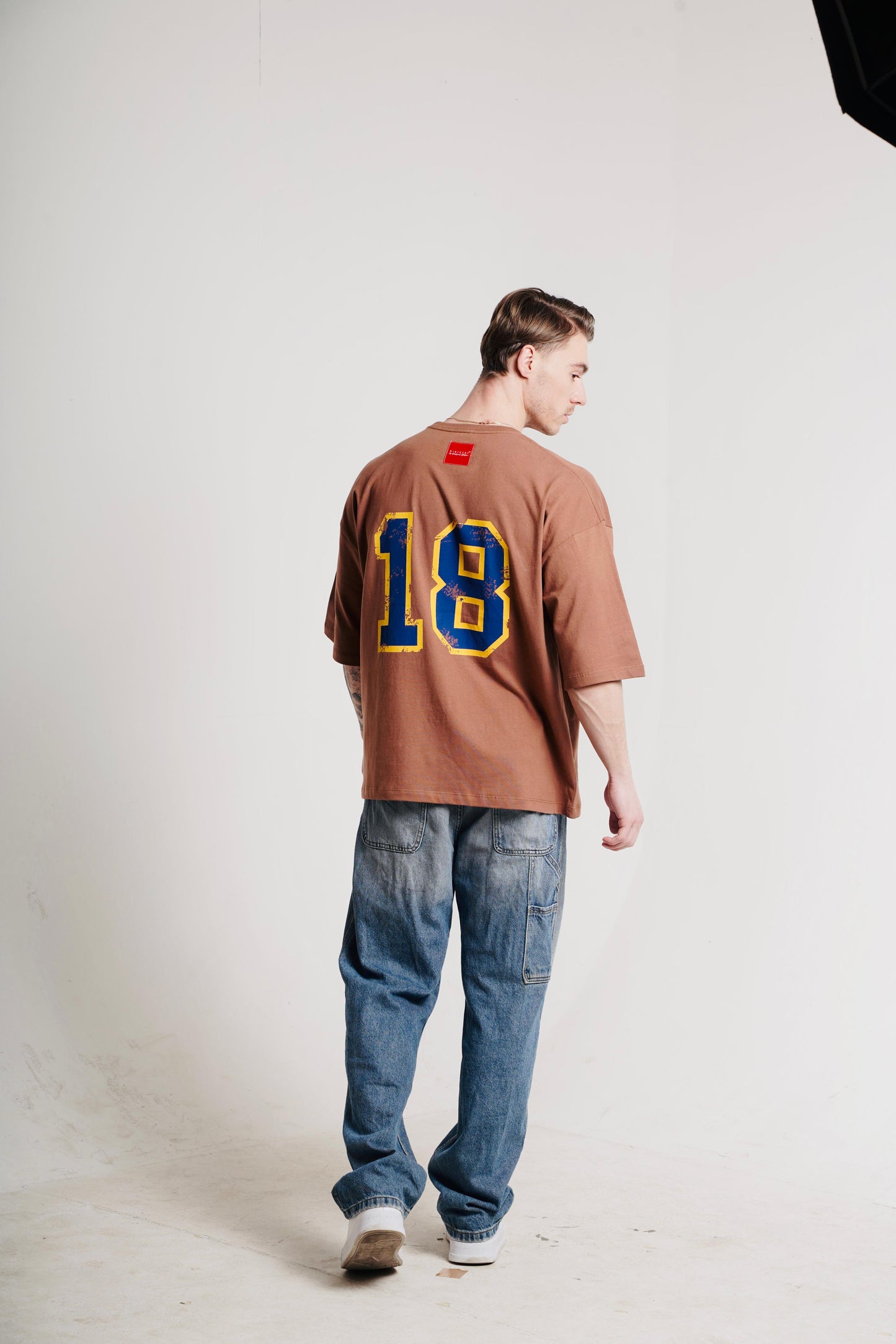 Solid Brown No. 18 Tee