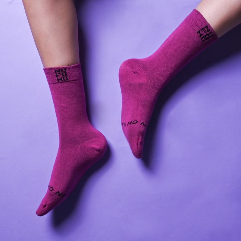 NFM PURPLE DESIGN SOCKS