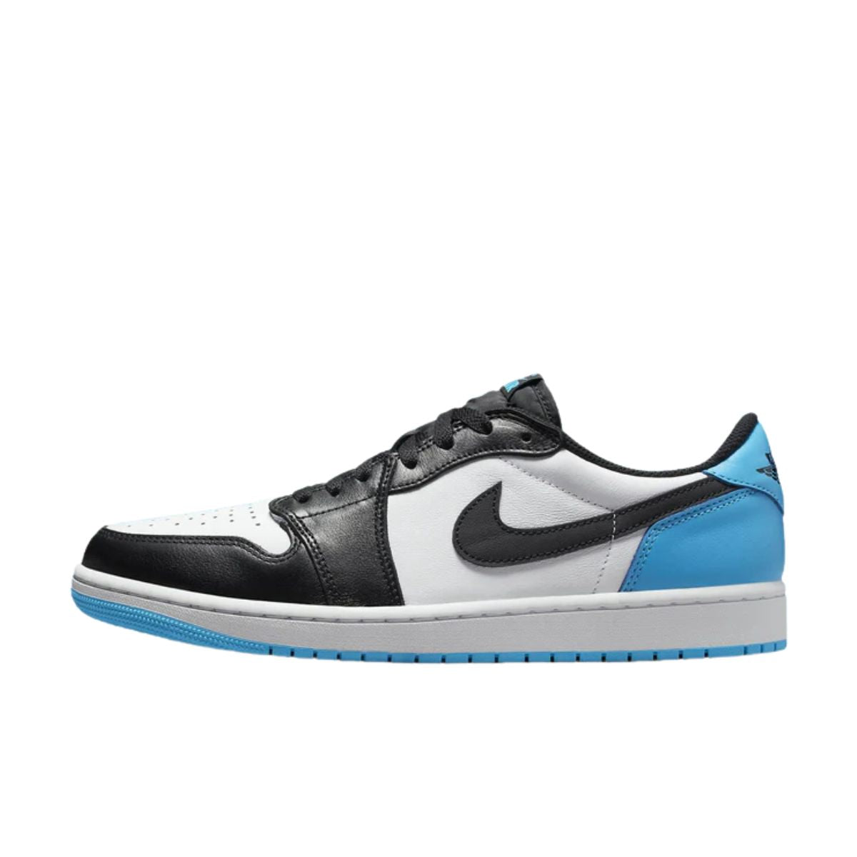 Jordan 1 Low 'Black Dark Powder Blue'
