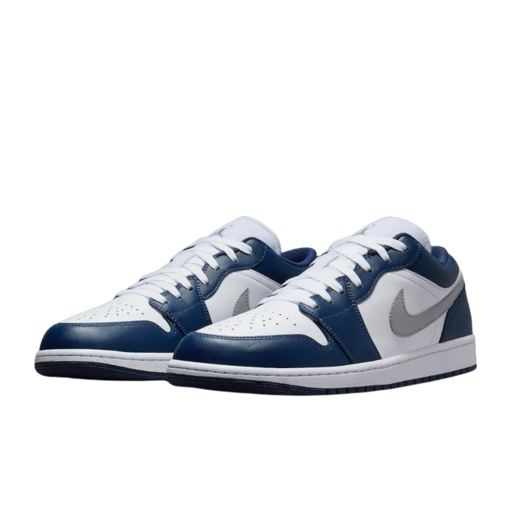 Jordan 1 Low Wolf Grey Midnight Navy
