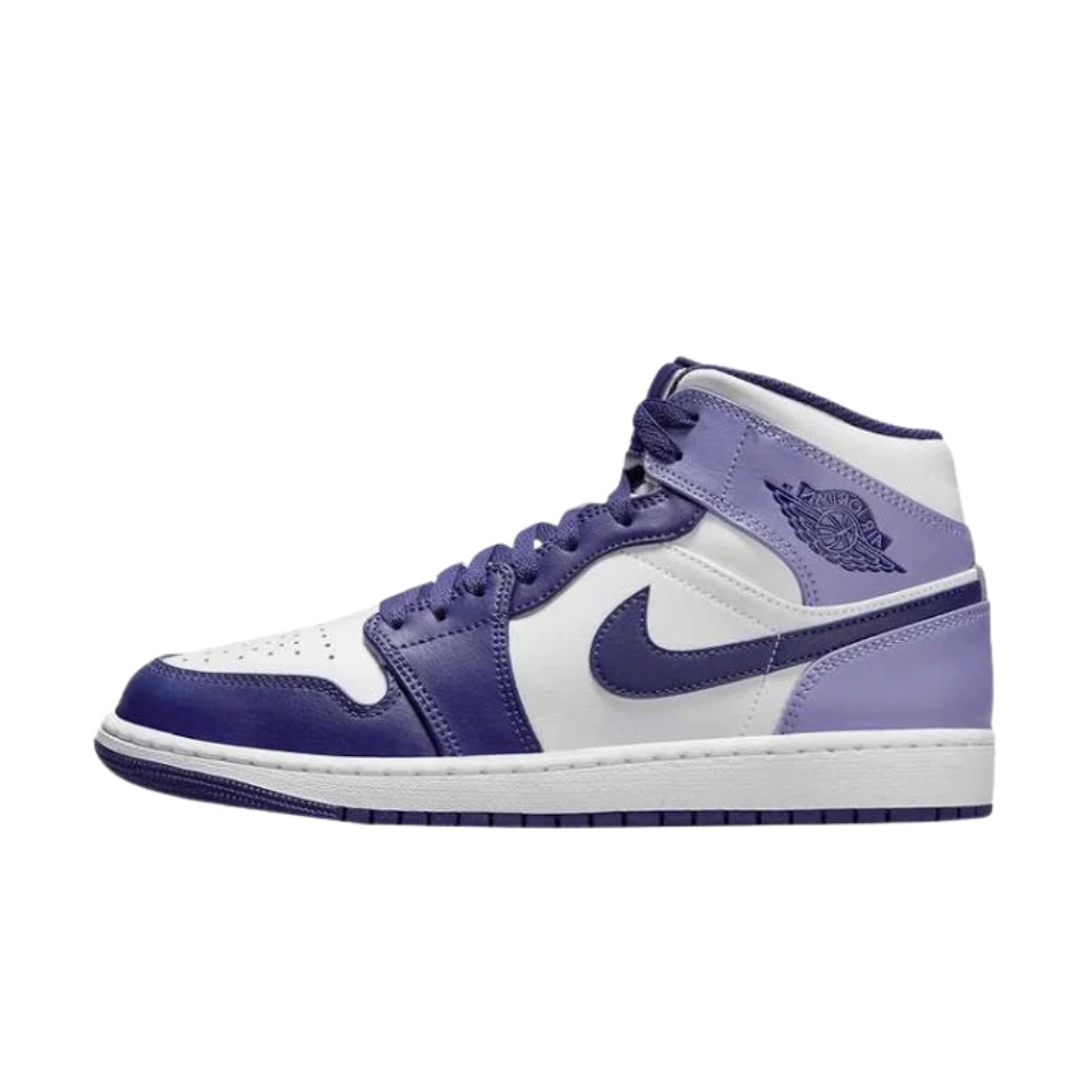 Air Jordan 1 Mid White Sky J Purple