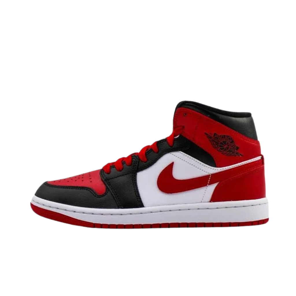 Air Jordan 1 Mid 'Black Gym Red' / Metallic red