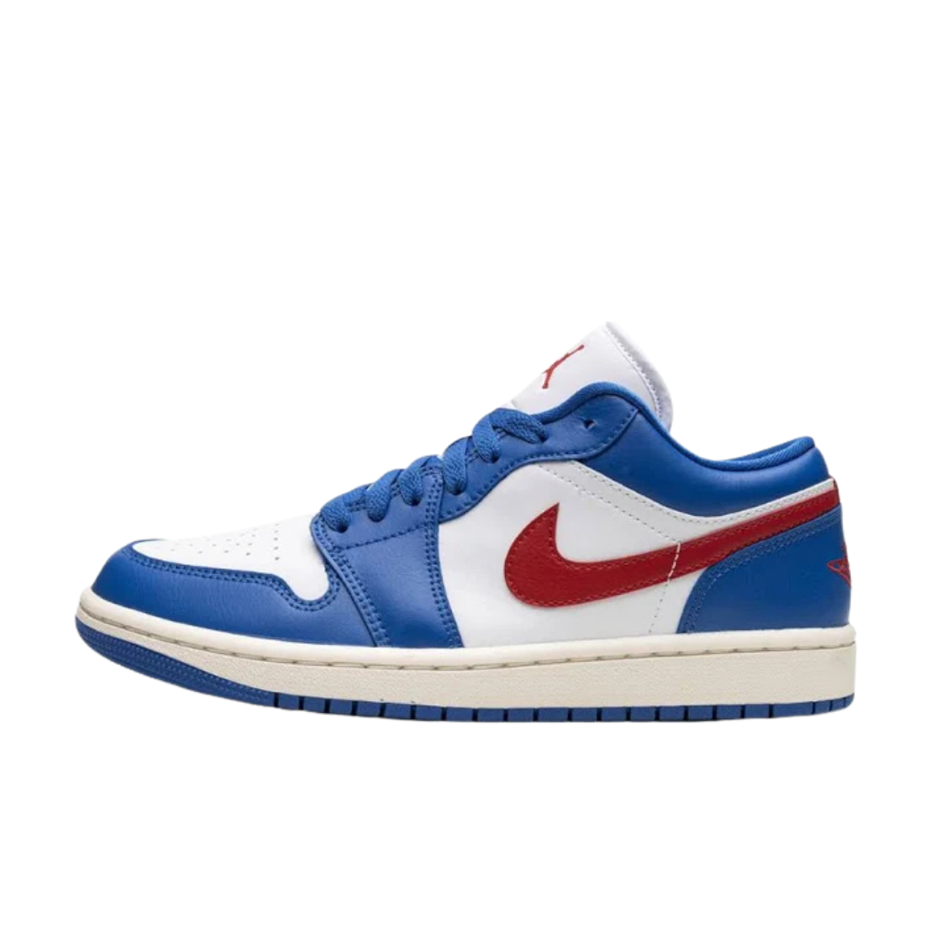 Jordan 1 Low Sport Blue Gym Red (Women's)