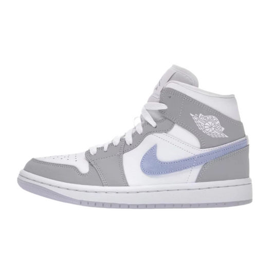 Wmns Air Jordan 1 Mid 'Wolf Grey Aluminum'
