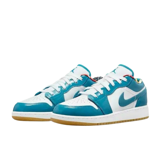 Air Jordan 1 Low 'Barcelona' Cyber Teal