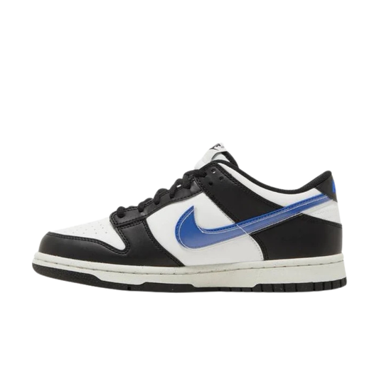 Nike Dunk Low 'Panda Blue Swoosh'
