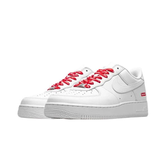 Air Force 1 Low Supreme Box Logo White