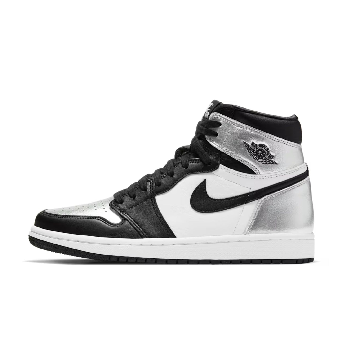 Wmns Air Jordan 1 Retro high OG 'Silver Toe'