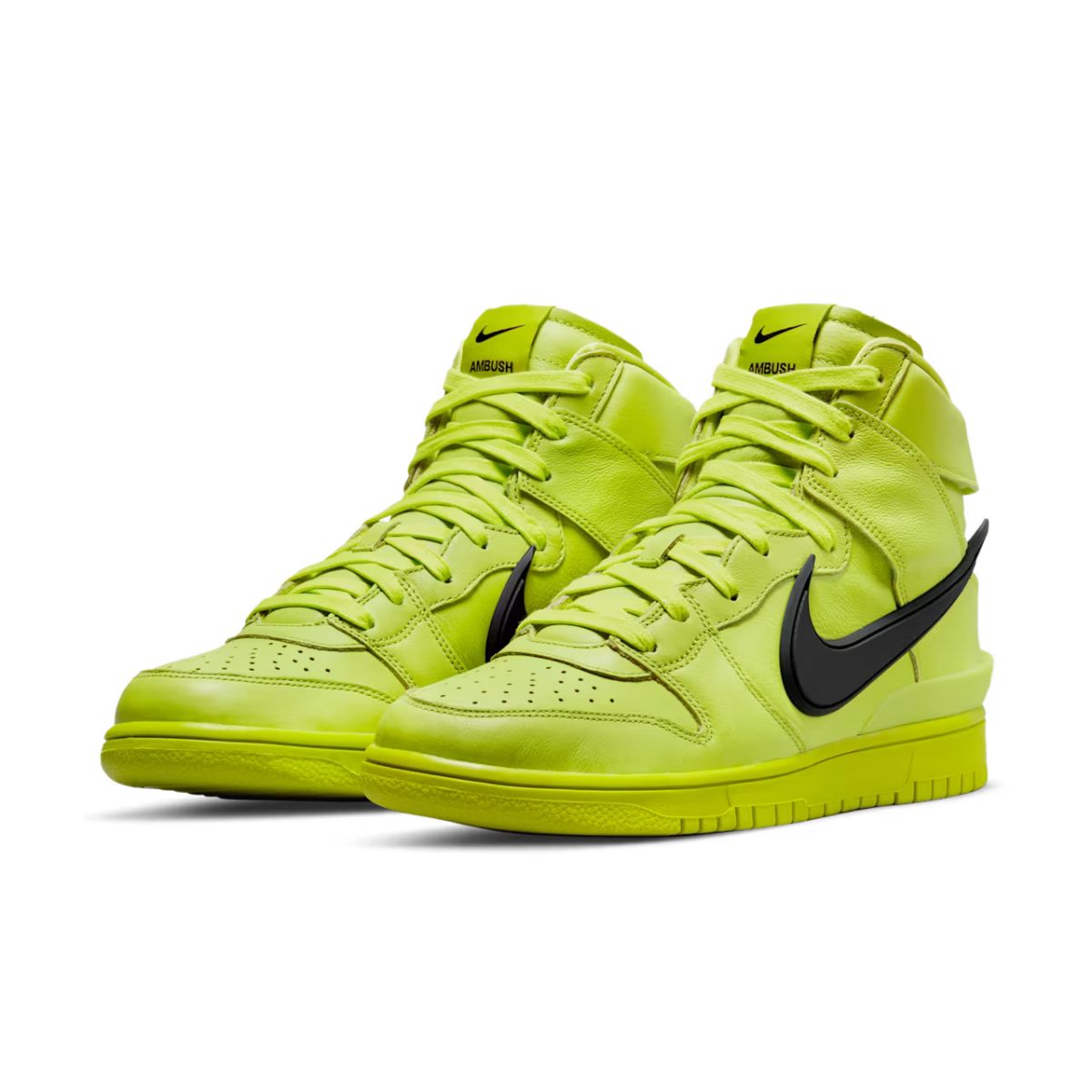 AMBUSH x Dunk High 'Flashlime'