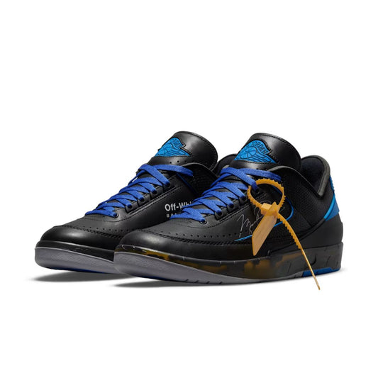 Off-White x Air Jordan 2 Retro Low SP 'Black Varsity Royal'