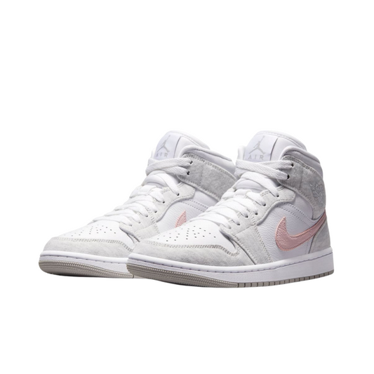 Wmns Air Jordan 1 Mid SE 'White Light Iron Ore'