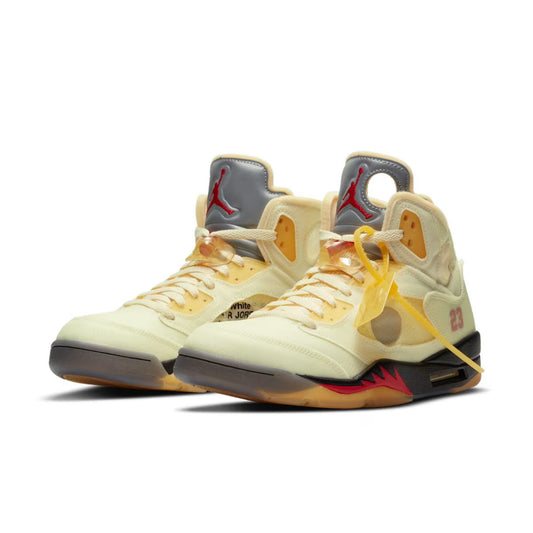 Off-White x Air Jordan 5 SP 'Sail'