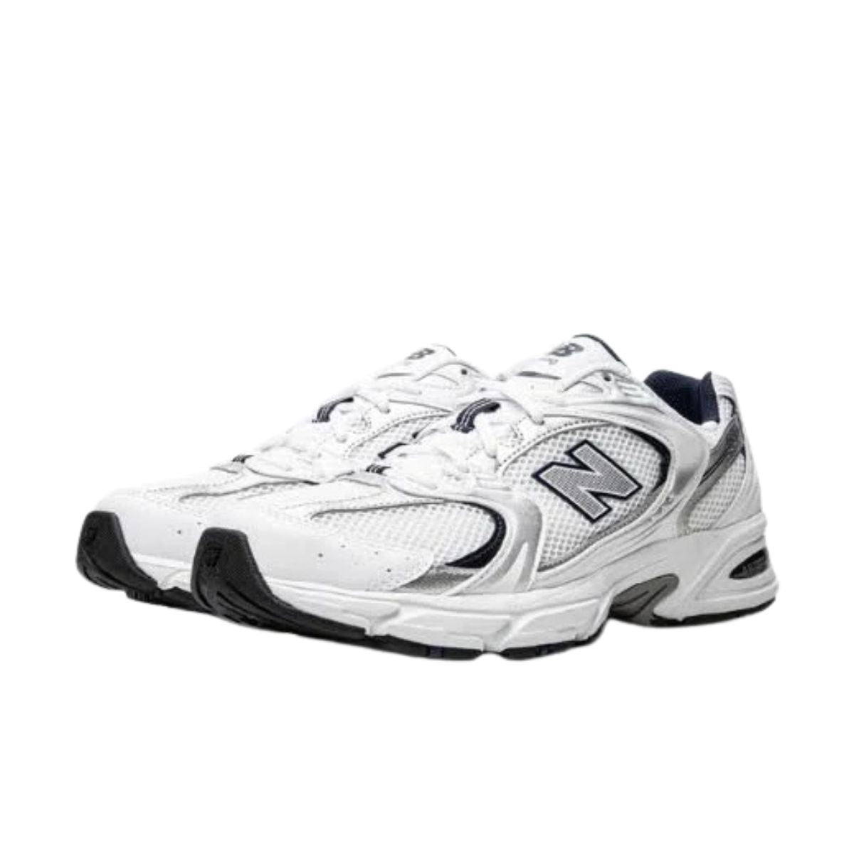 New Balance 530 White Silver Navy