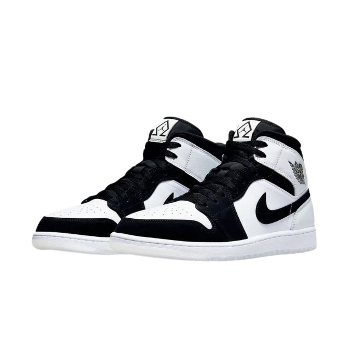 Air Jordan 1 Mid SE 'Black and White' - Diamond Shorts