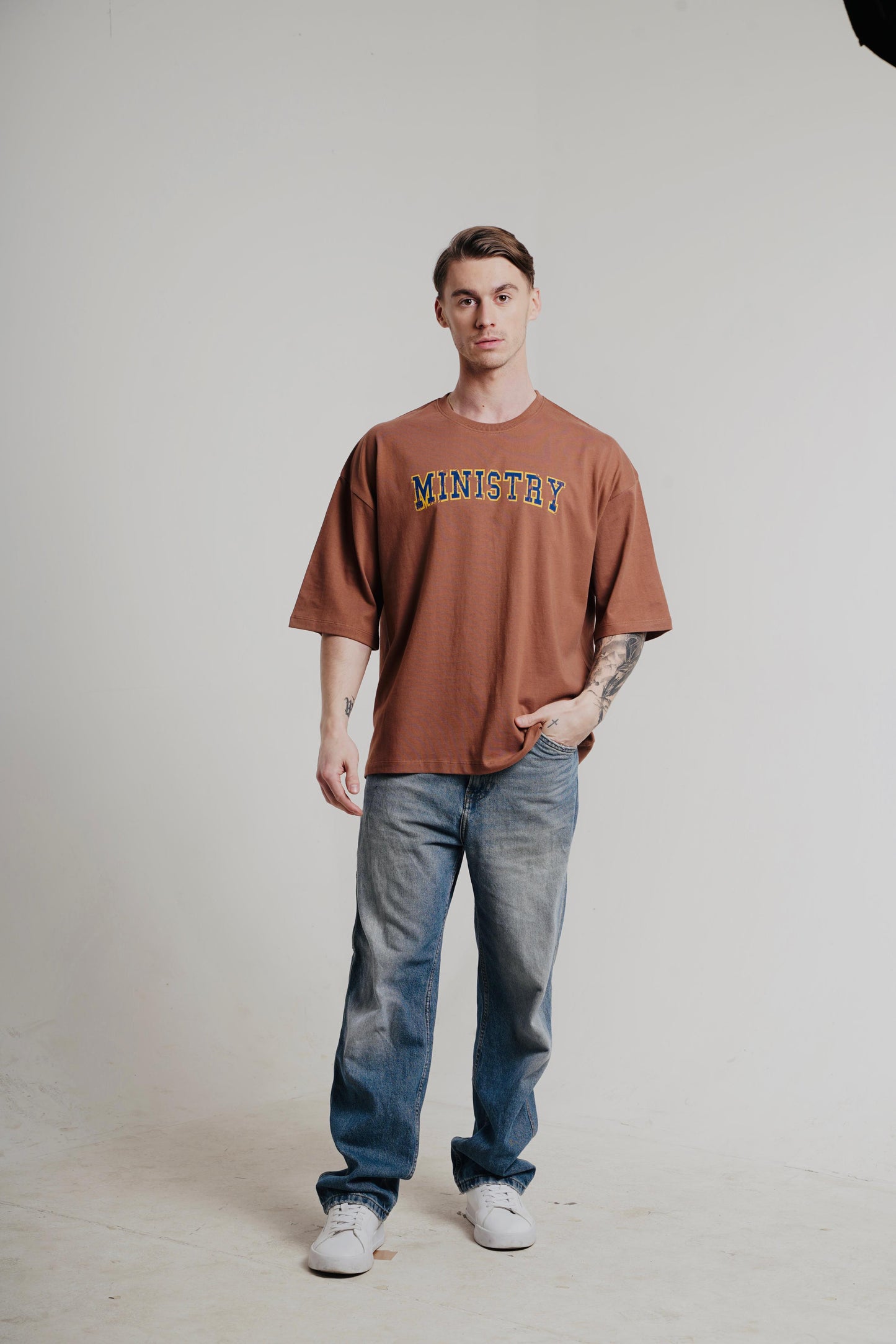 Solid Brown No. 18 Tee