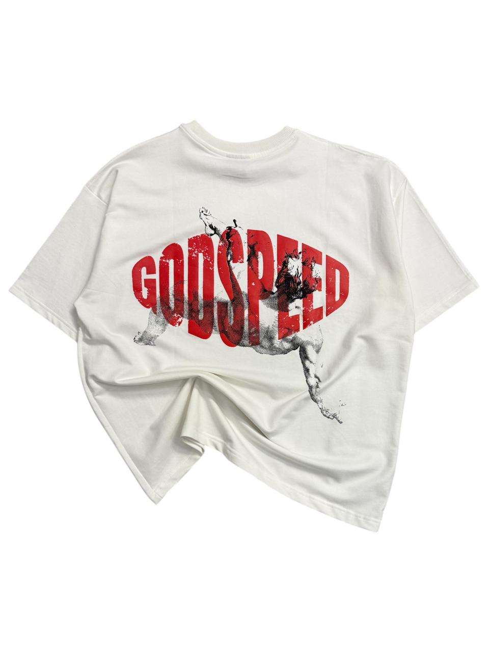 UNISEX GODSPEED WHITE TEE