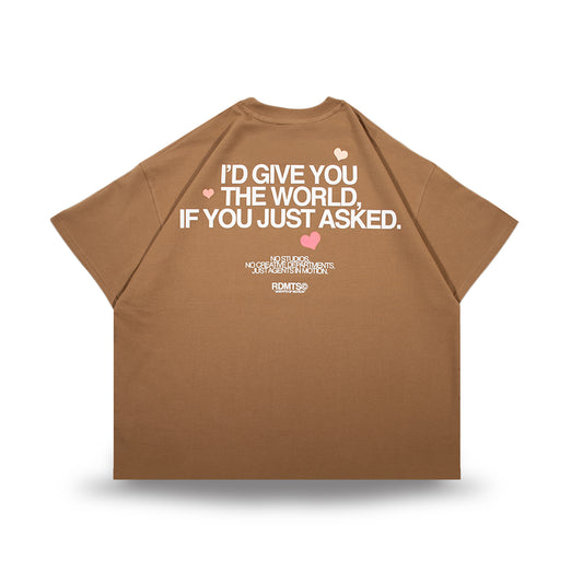 I'D Give you the World Tee Cookie