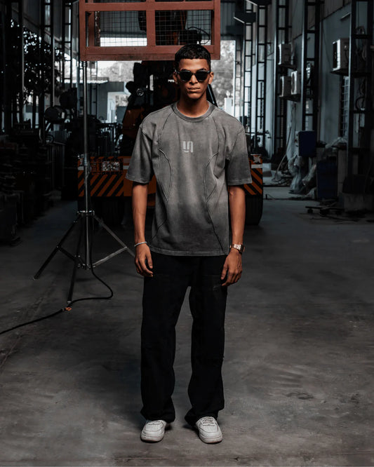 GREY THREADBARE TEE