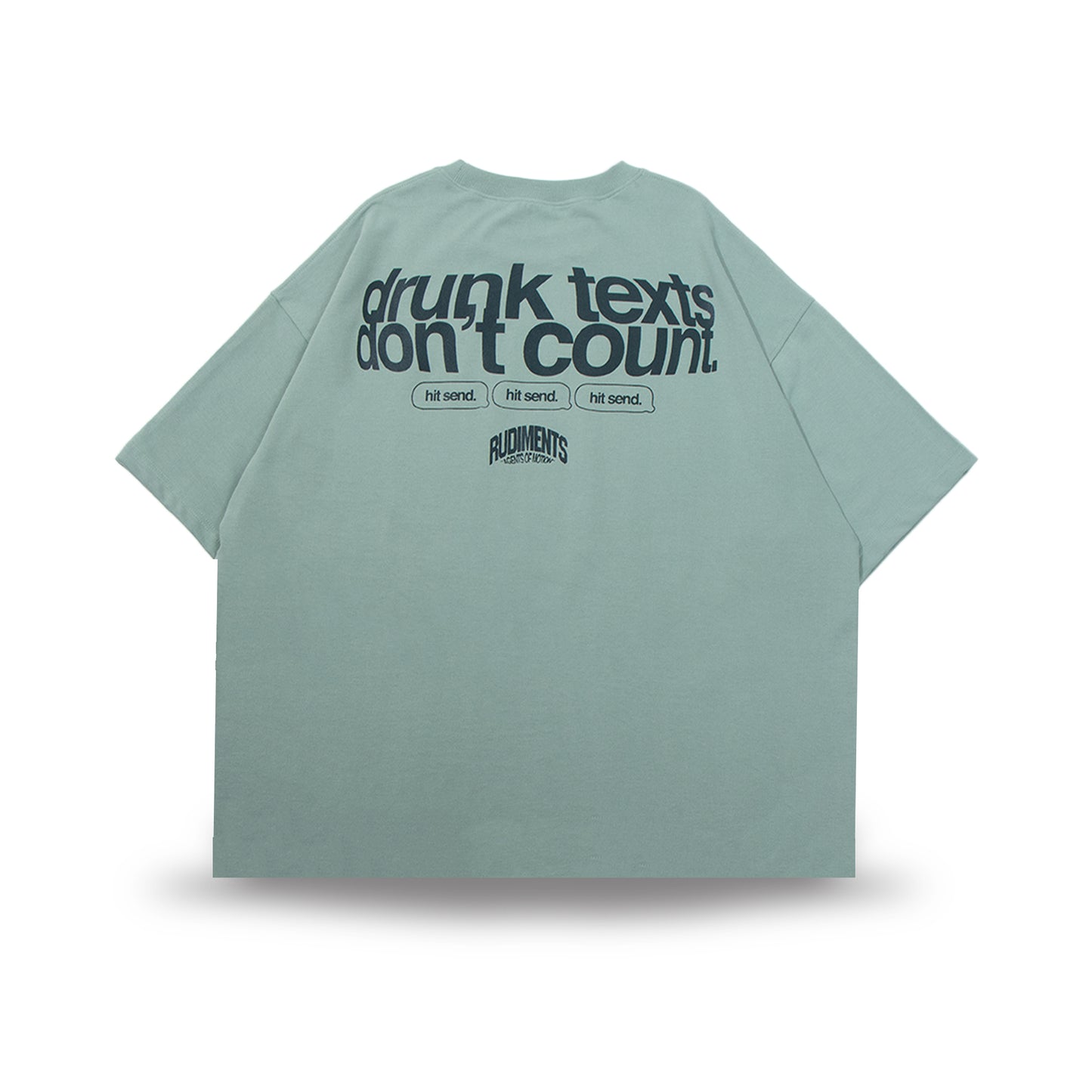 Drunk Text Doesn't Count Smoke Grey