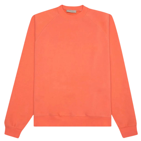 Essentials Crewneck Longsleeve Coral SS23