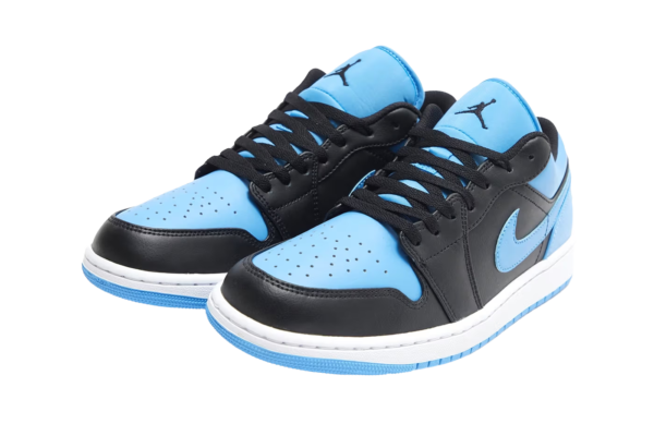 Air Jordan 1 Low "Black UNC" / UNC Toe - Image 2