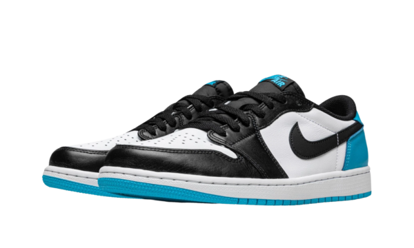 Jordan 1 Low "Black Dark Powder Blue" - Image 2