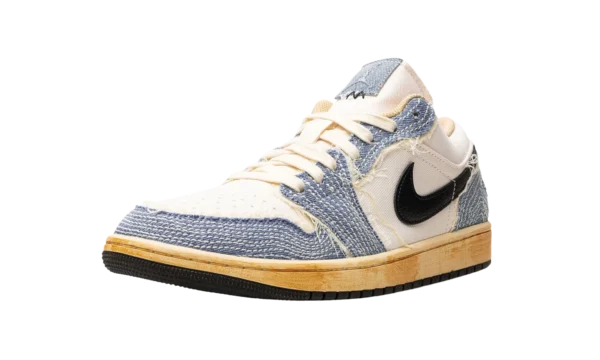 Air Jordan 1 Low SE WRMK "Sashiko Denim" - Image 4