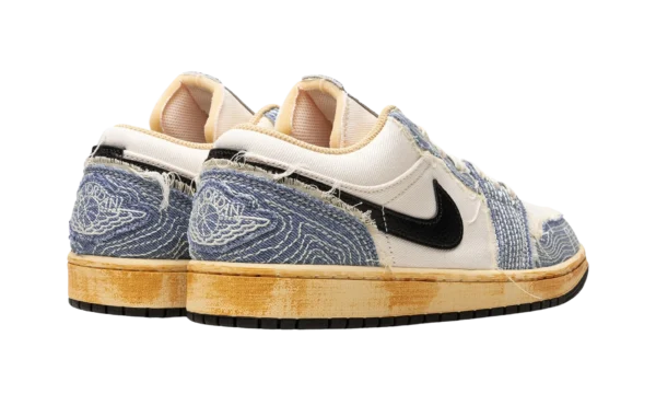 Air Jordan 1 Low SE WRMK "Sashiko Denim" - Image 3