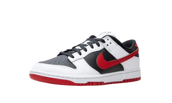 Nike Dunk Low Retro White Black University Red - Image 4