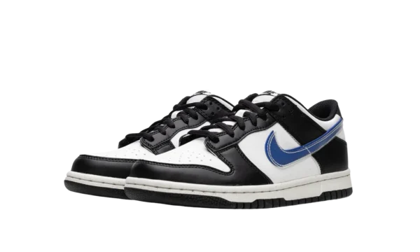 Nike Dunk Low 'Panda Blue Swoosh' - Image 2