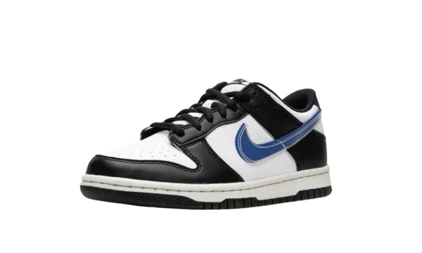 Nike Dunk Low 'Panda Blue Swoosh' - Image 4