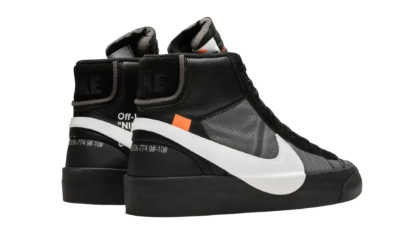 Nike Blazer Mid x Off White Grim Reaper Black - Image 3