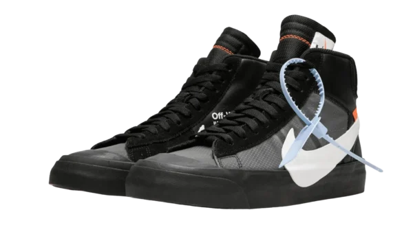 Nike Blazer Mid x Off White Grim Reaper Black - Image 2