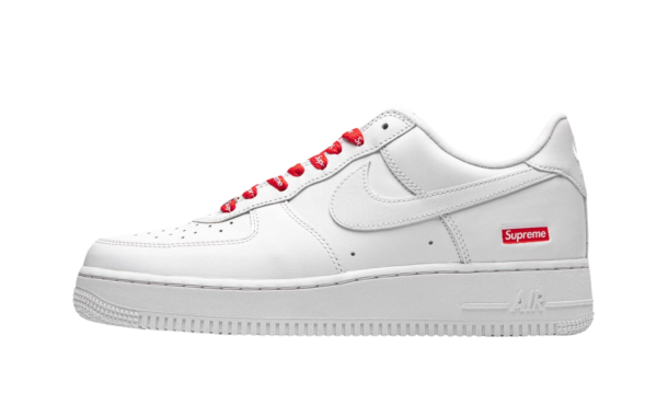 Air Force 1 Low Supreme Box Logo White