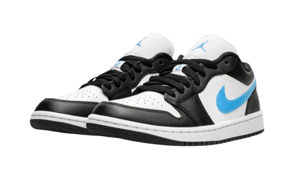 Wmns Air Jordan 1 Low 'Black University Blue' - Image 4