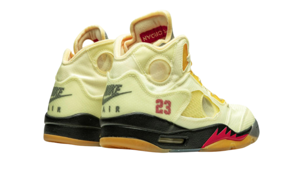 Off-White x Air Jordan 5 SP 'Sail' - Image 4