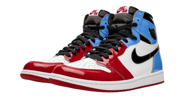 Air Jordan 1 Retro High OG 'Fearless Patent UNC To Chicago' - Image 2