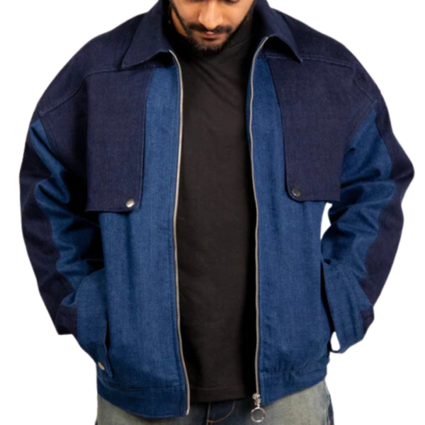 2 TONED MENS DENIM JACKET - Image 2