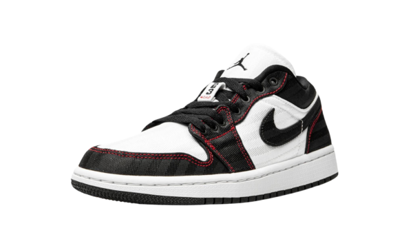 Wmns Air Jordan 1 Low SE Utility 'White Black Red' - Image 4