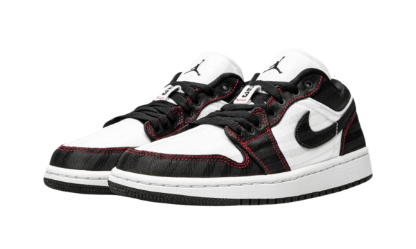 Wmns Air Jordan 1 Low SE Utility 'White Black Red' - Image 2