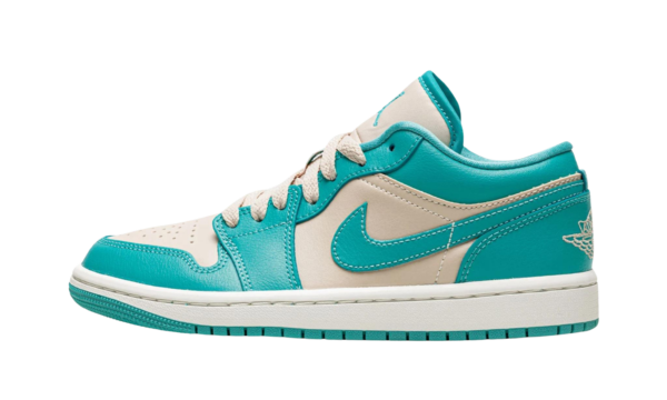 Wmns Air Jordan 1 Low 'Tropical Teal Sandy Beige'