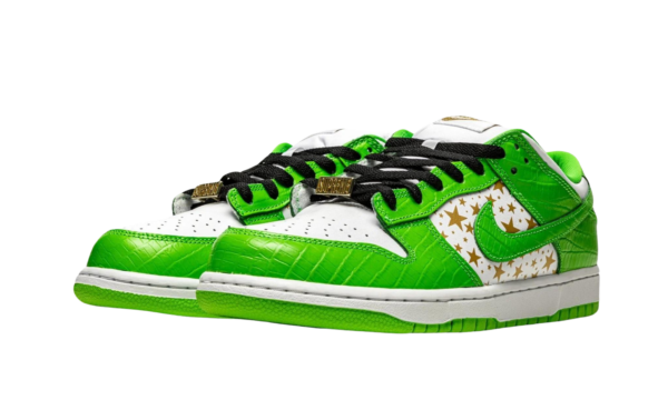 Supreme x Dunk Low OG SB QS 'Mean Green' - Image 2