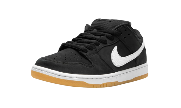 SB Dunk Low Black/Gum sole - Image 4